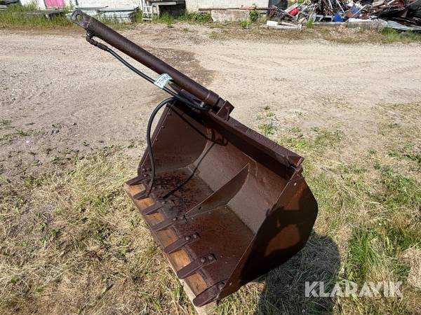Jordskovl med hydraulisk tipcylinder