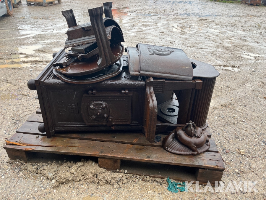 Brændeovn Støbejern