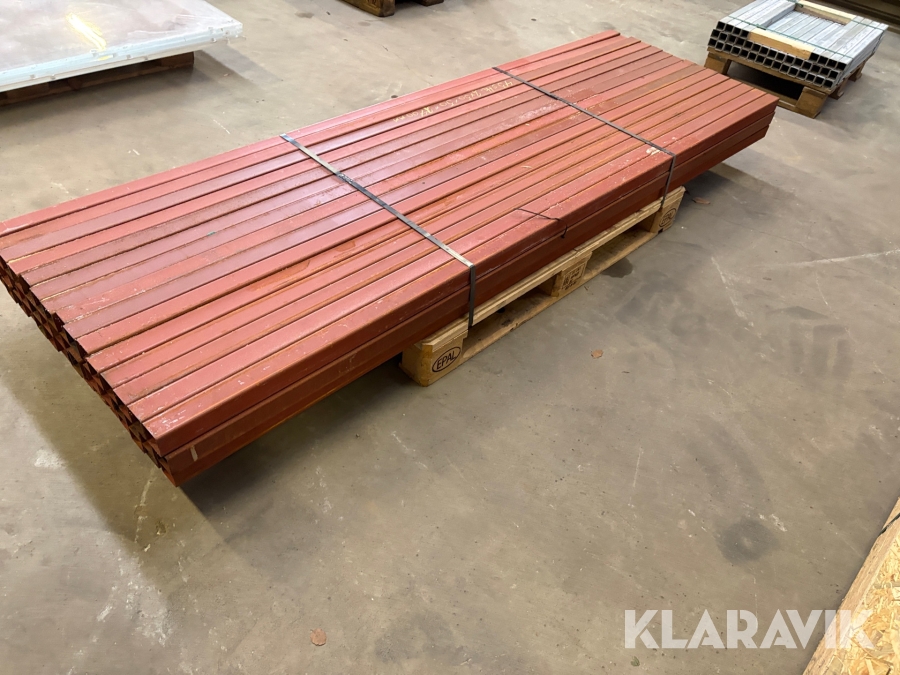 Stålrør RHS 2,4 meter 45 styk