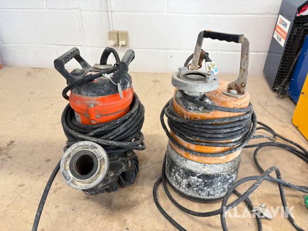 Dykpumpe 2”  M/bundsug 230V 2styk Tsurumi,SPT