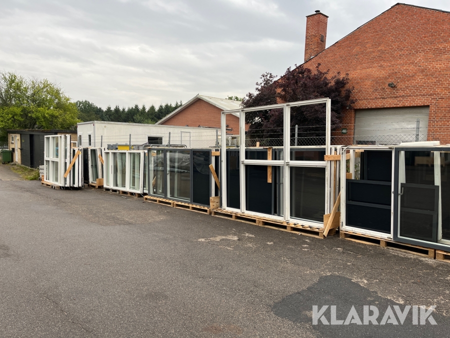 Vinduer og døre sortiment Velfac 42 elementer