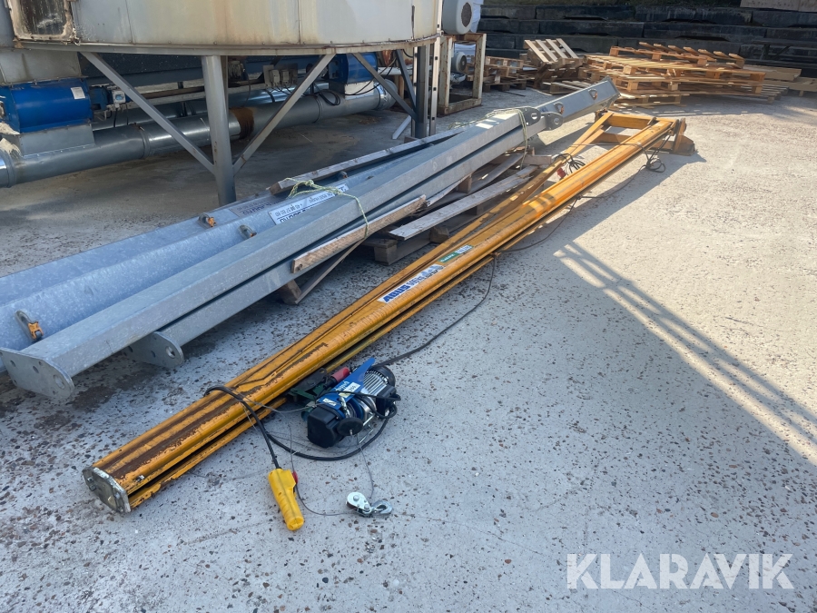 Svingkran Abus 500kg, Mariagerfjord, Klaravik auktioner