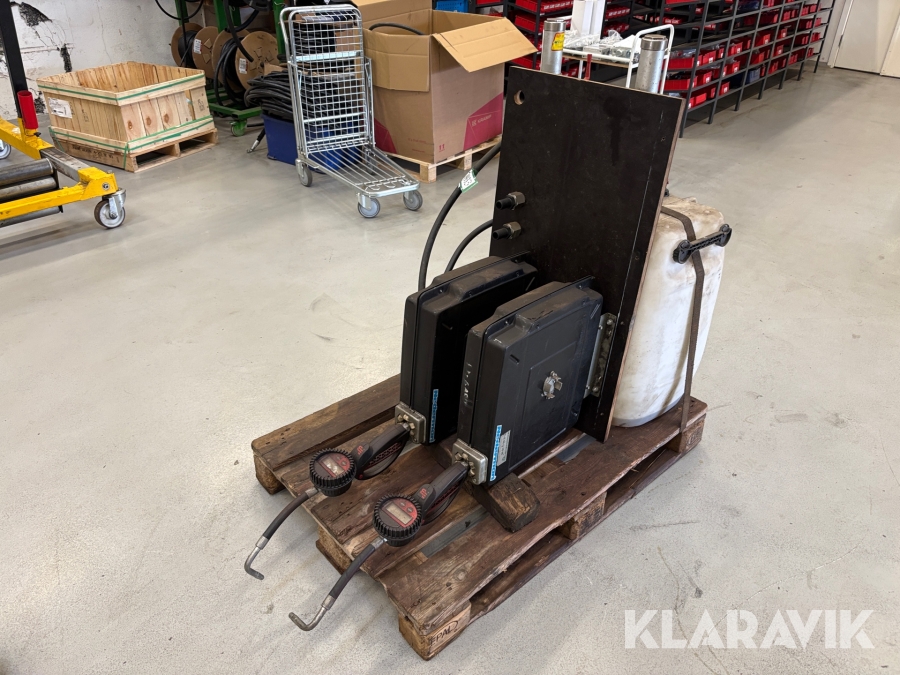 Luftdrevne oliepumper m/ slanger Nederman