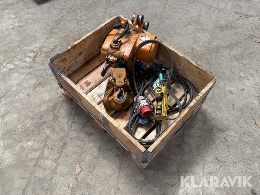 Elektrisk talje Kito K2-8 500 kg - 3 meter