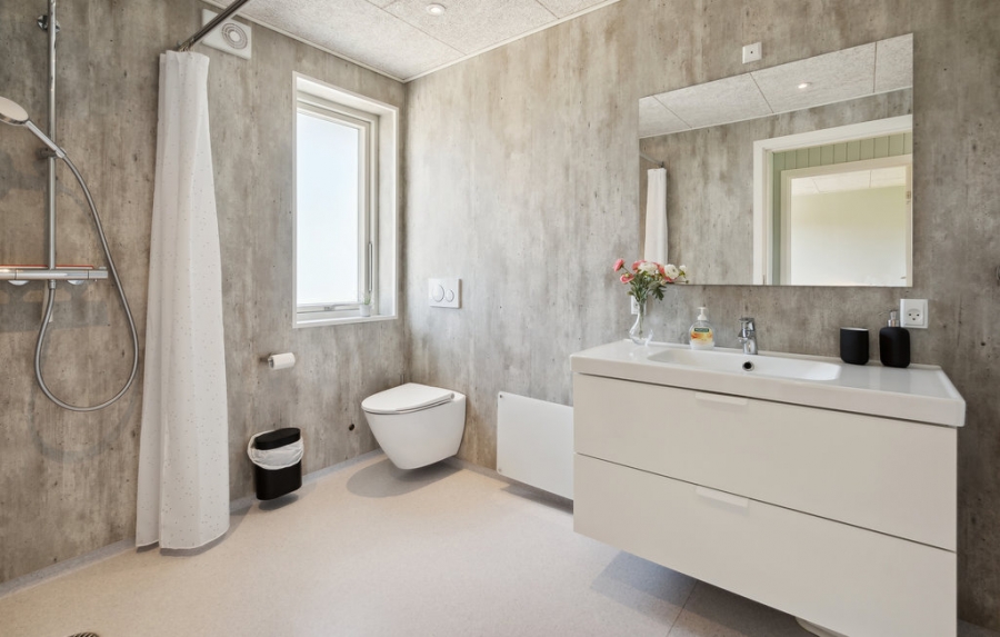 vådrumspaneler med cement look 40,3 m2