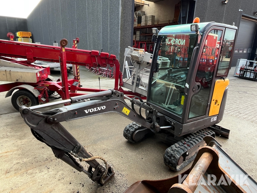 Gravemaskine - minigraver Volvo EC18D