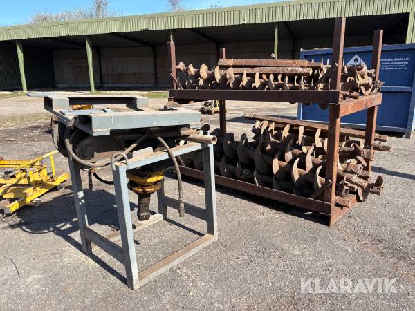 Hydraulisk borehoved med bor PH - Poclain hydraulics 