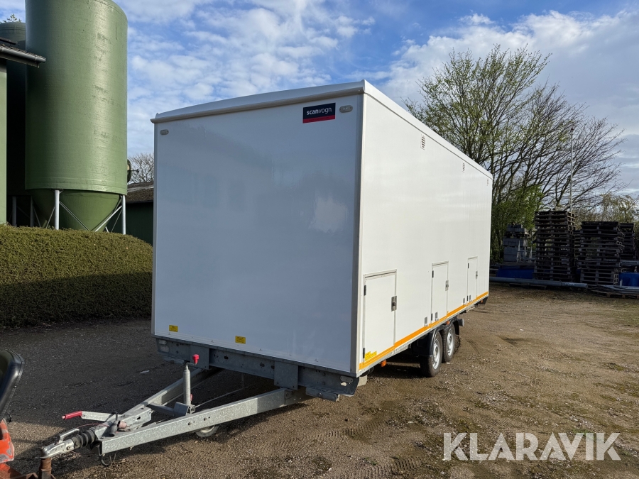 Toilet- og badeskur Scanvogn 1400