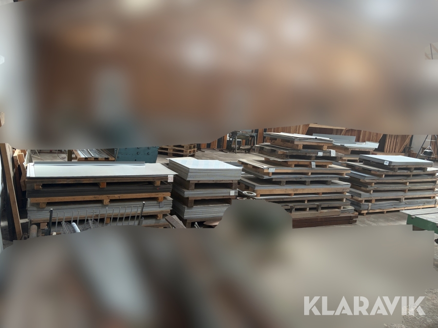 Stålplader Elgalvaniseret ca. 18000 kg