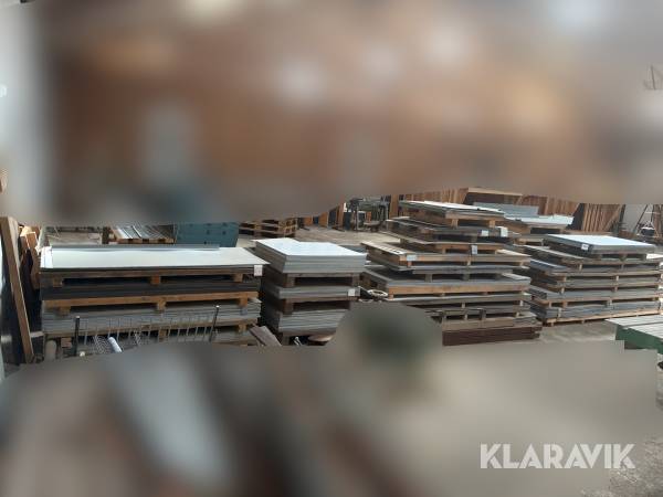 Stålplader Elgalvaniseret ca. 18000 kg