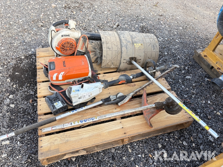 Haveudstyr Stihl KMA 130 R og SH 86 C med batteritaske