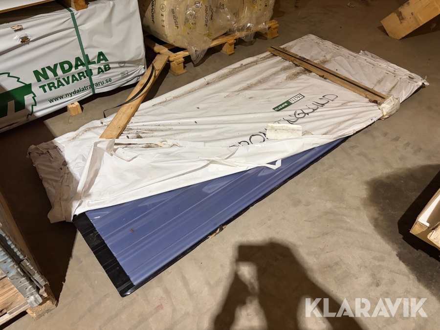 Lysplader / tagprofiler i PVC DS Stålprofil Lysplade 20-115 PVC 1 styk stål / 6 styk plastik
