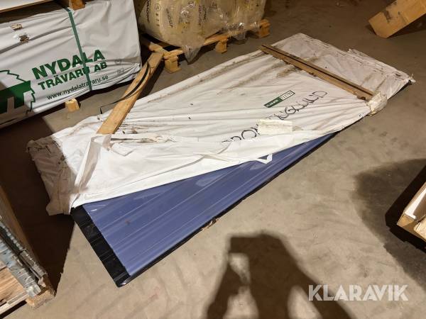 Lysplader / tagprofiler i PVC DS Stålprofil Lysplade 20-115 PVC 1 styk stål / 6 styk plastik
