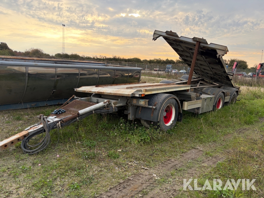 3-akslet container-/hejseladstrailer Fyncar 3525P5