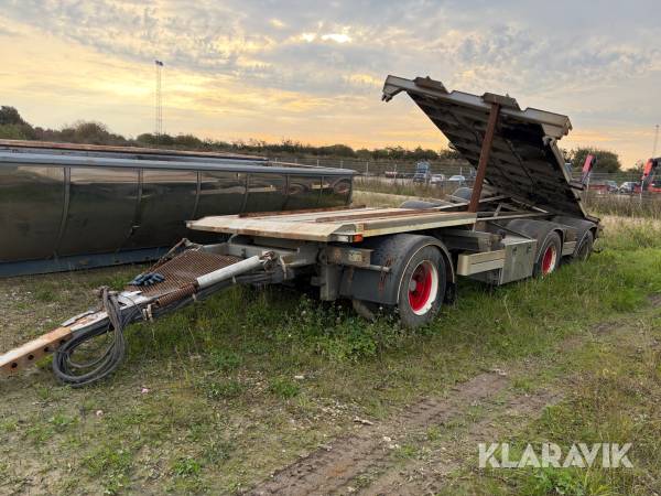 3-akslet container-/hejseladstrailer Fyncar 3525P5
