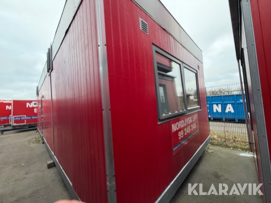 Beboelsesmodul mandskabsvogn til 4 personer med køkken og bad