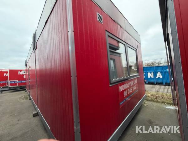 Beboelsesmodul mandskabsvogn til 4 personer med køkken og bad