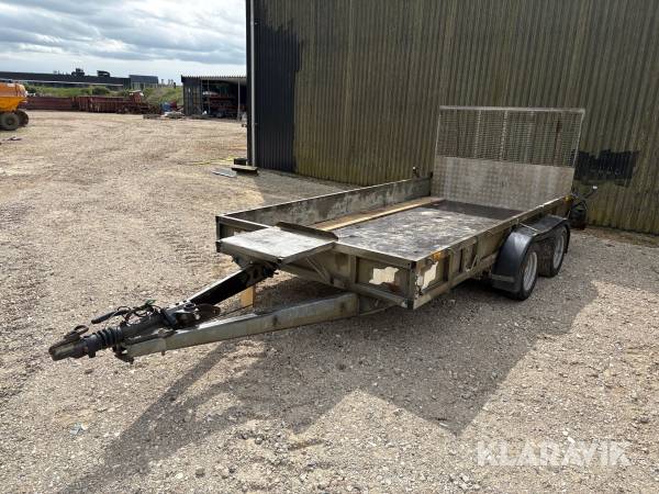 Maskintrailer Ifor Williams GP 126 3500 kg. 2-akslet