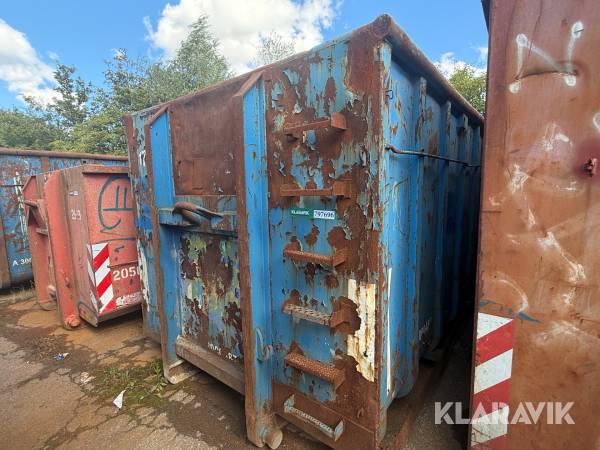 Åben affaldscontainer 30 m³