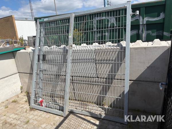 Gitterlåger Galvaniseret stål - 2 fag