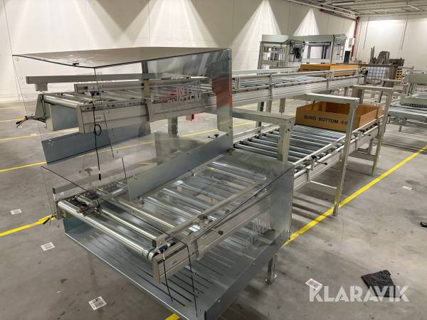 Rullebånd Inter System IRFS 50 i 2 niveauer og med fremføring
