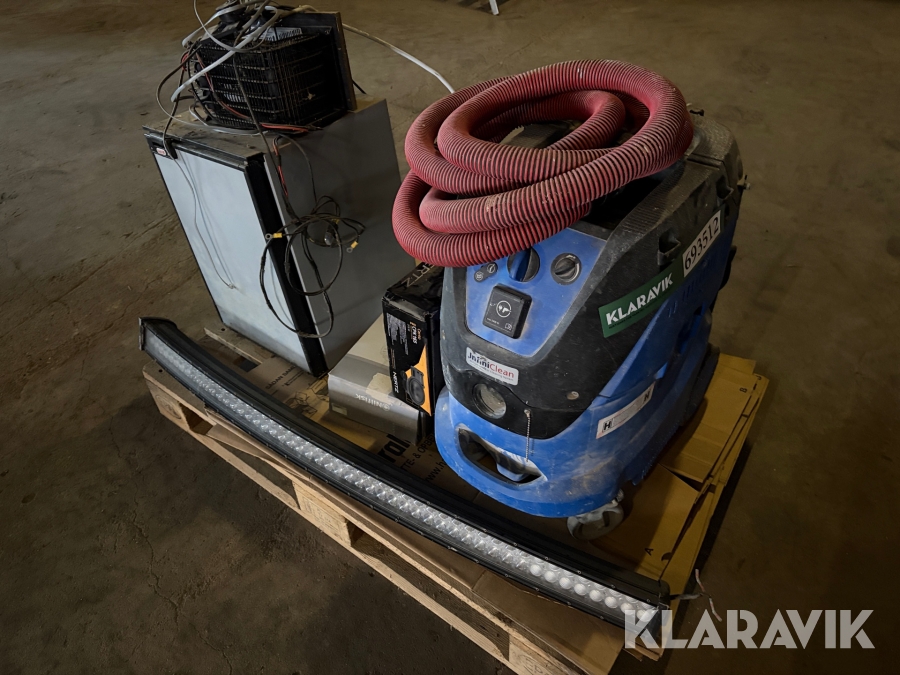 Blandet bildele og støvsuger