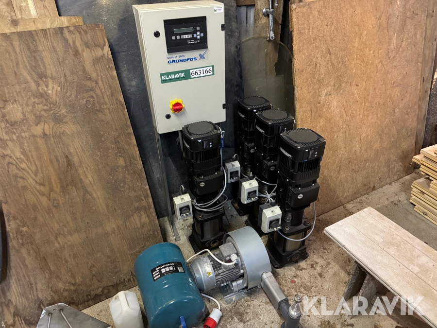 Vandværkspumpe System Grundfos 