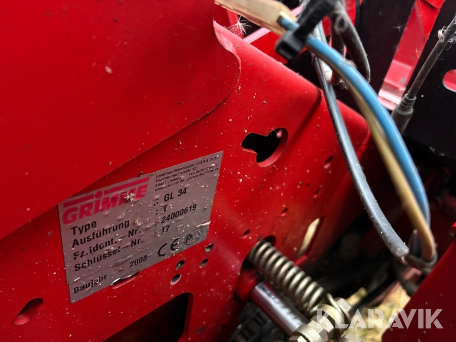 Kartoffellægger Grimme Gl 34T 75-90, Ikast-Brande, Klaravik