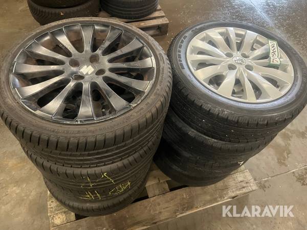 Alufælge Suzuki 2 sæt 8styk