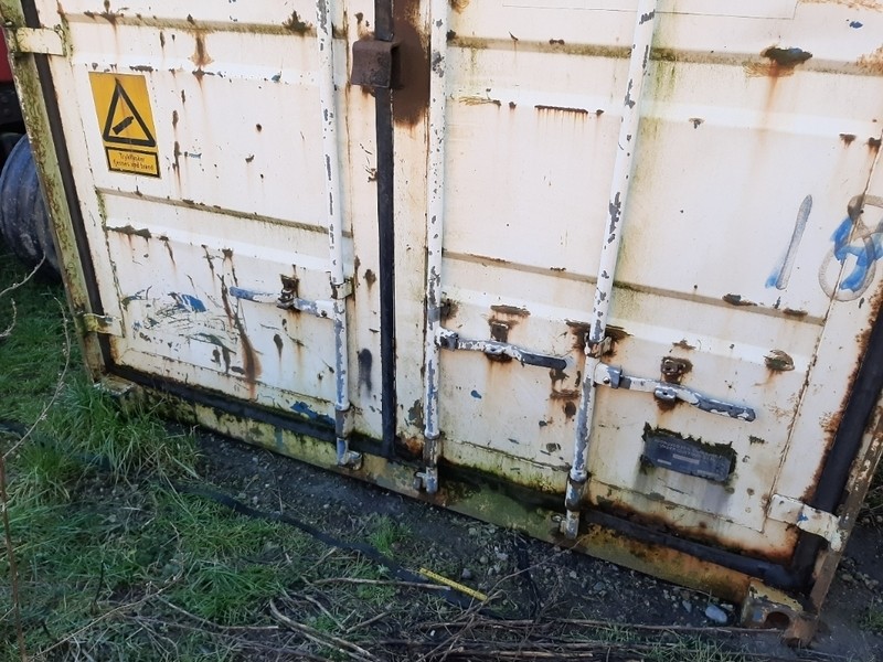 Container Karnes Container med kran