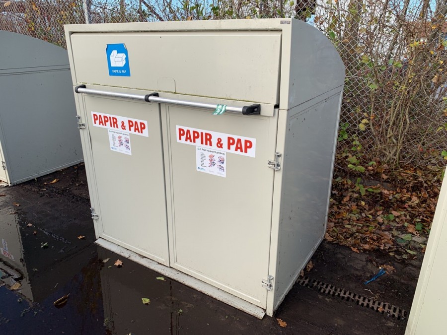 Affaldscontainer Skjuler