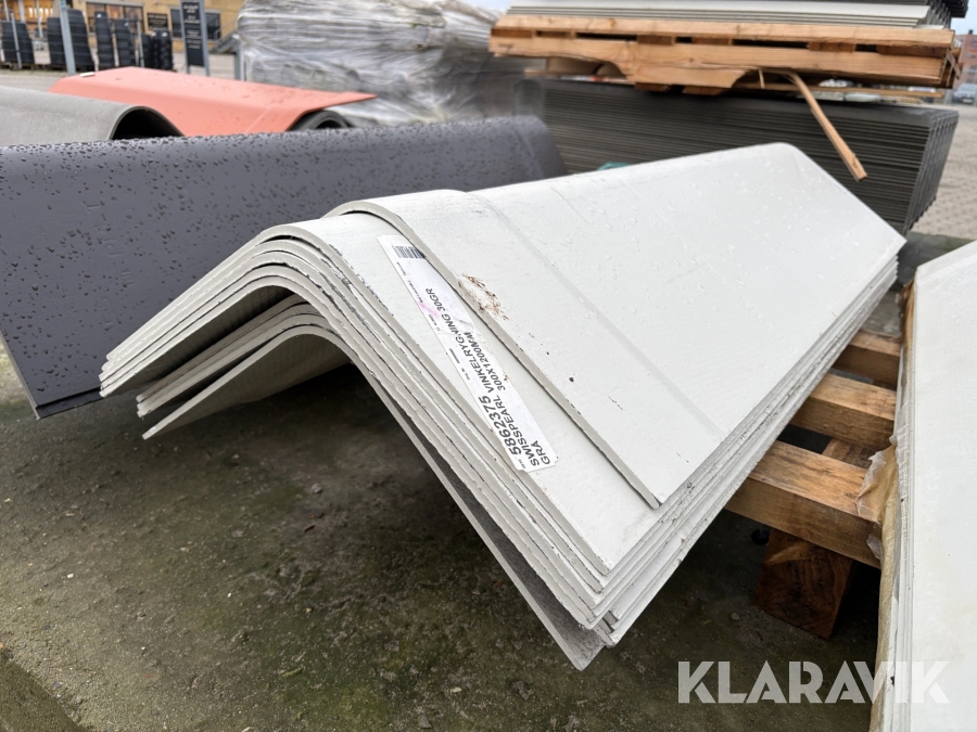 Vinkelrygning 30 grader, grå- 10 styk