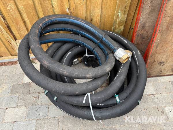Parti EPDM Universal Vandslanger Suge-/Trykslange 10 bar med Flexoline/LMC Koblinger