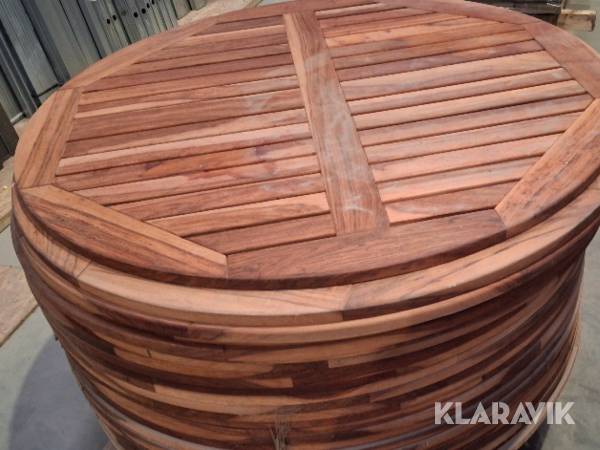 Runde bordplader 10 styk