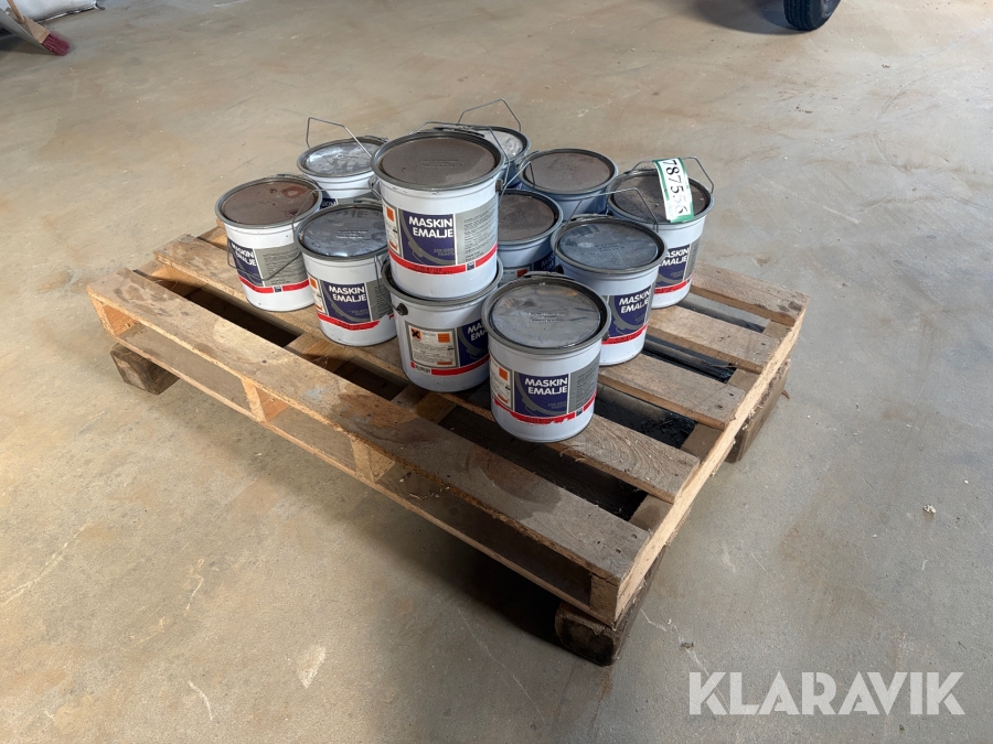 Maskinemalje Esbjerg Paints 12 styk