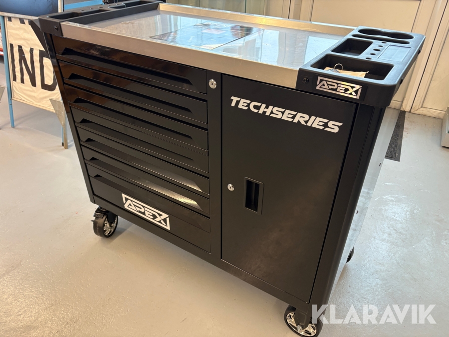 Komplet værkstedsvogn Apex Techseries