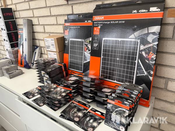 Led pære og solpaneler Osram