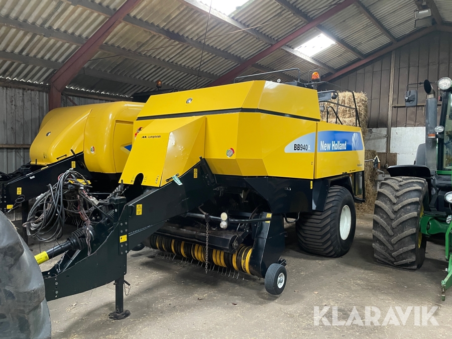 Mini bigballepresser New Holland BB940A cropcutter