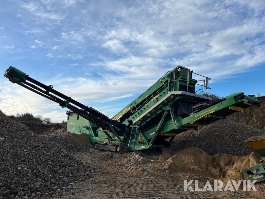 Mobilt Sorteringsanlæg McCloskey S130 med bånd