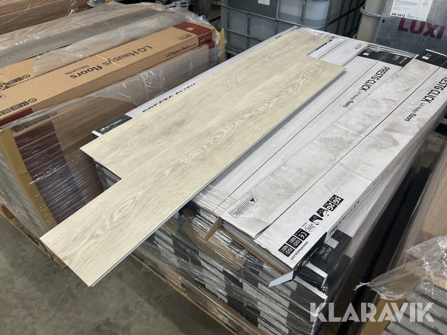 LVT Gulv LG Sand Oak Click 80m2