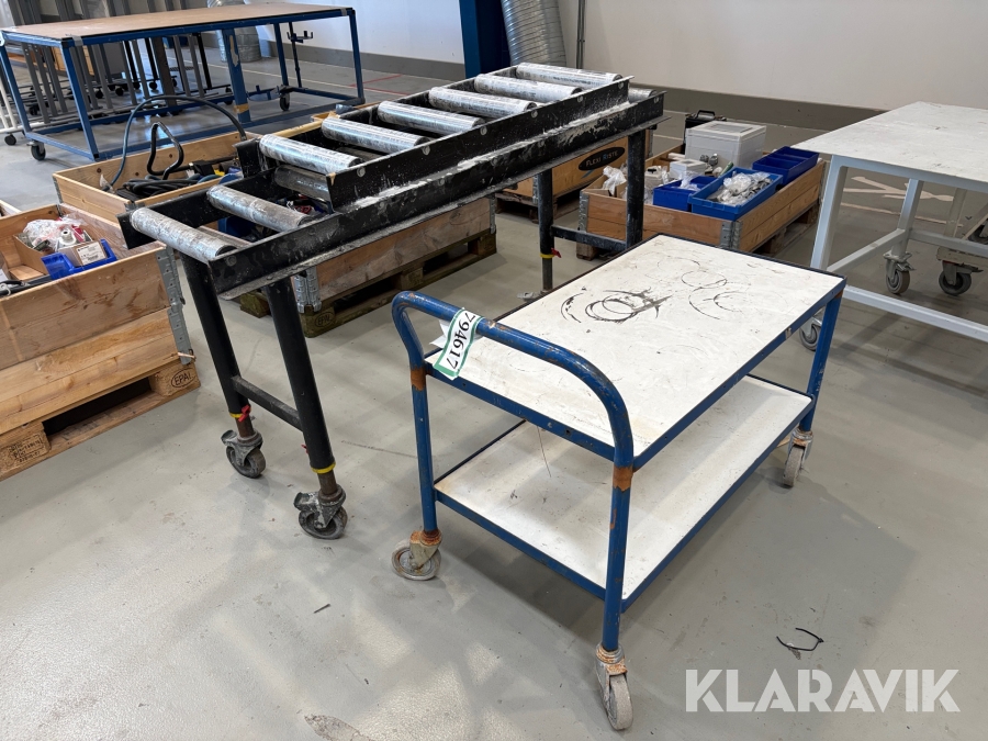 Rullebane og vogn 2 enheder