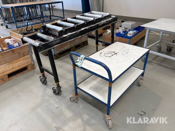 Rullebane og vogn 2 enheder