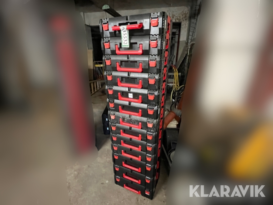 Værktøjskasser Milwaukee - 13 styk