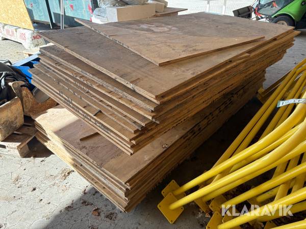 Krydsfiner plader - 35 styk