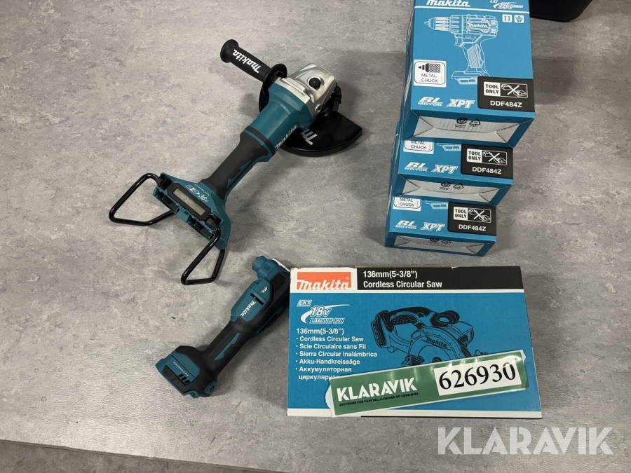 Parti Makita 6 akku maskiner