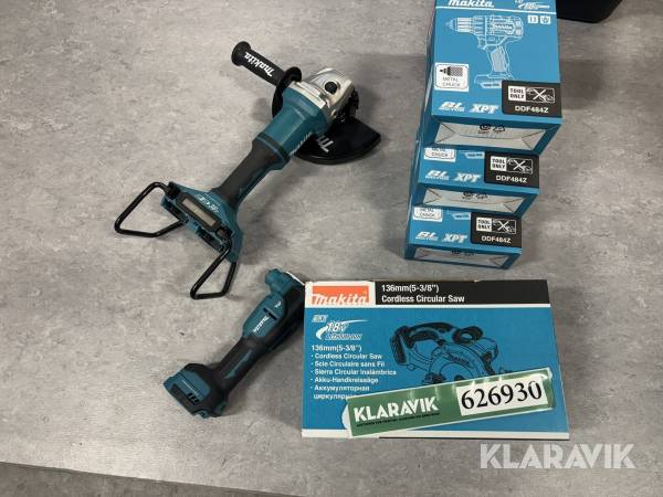 Parti Makita 6 akku maskiner