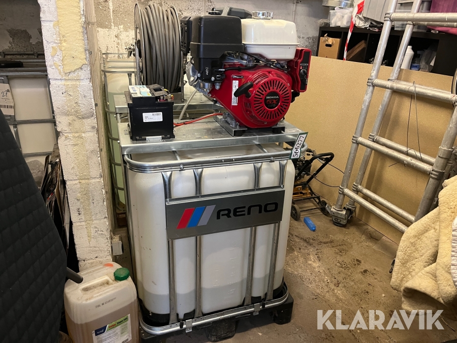 Højtryksanlæg med Fliserens Reno 220/20 - 600Liter