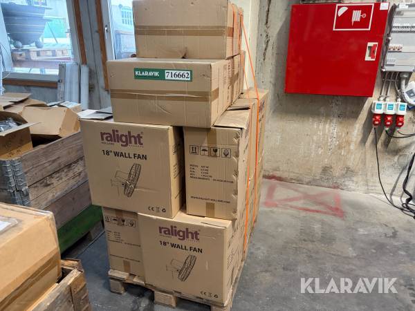 Vægventilator Ralight 45T-W 18 tommer 15 styk