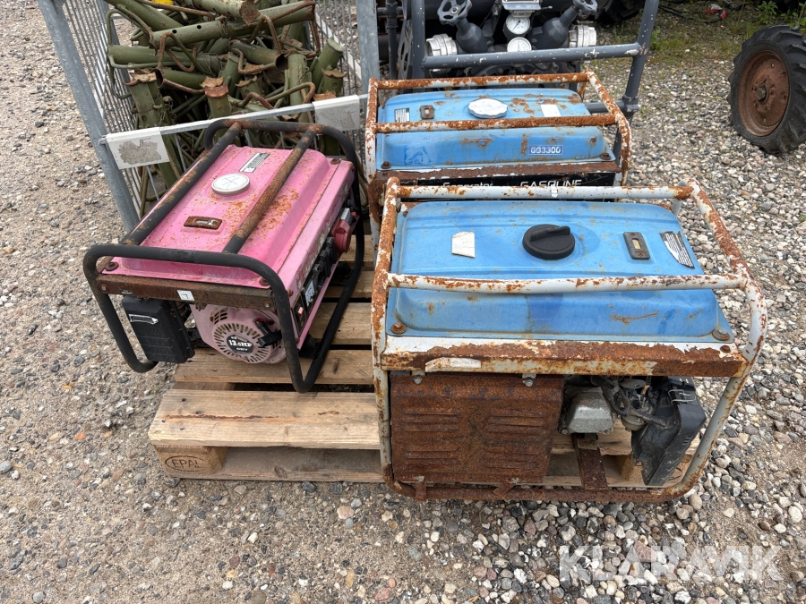 Generator PowerGenerator GG3300 + AVR3 3 stk.