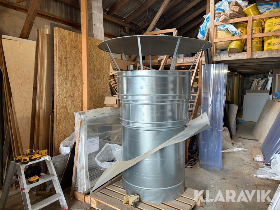 Dampskorsten 30 grader